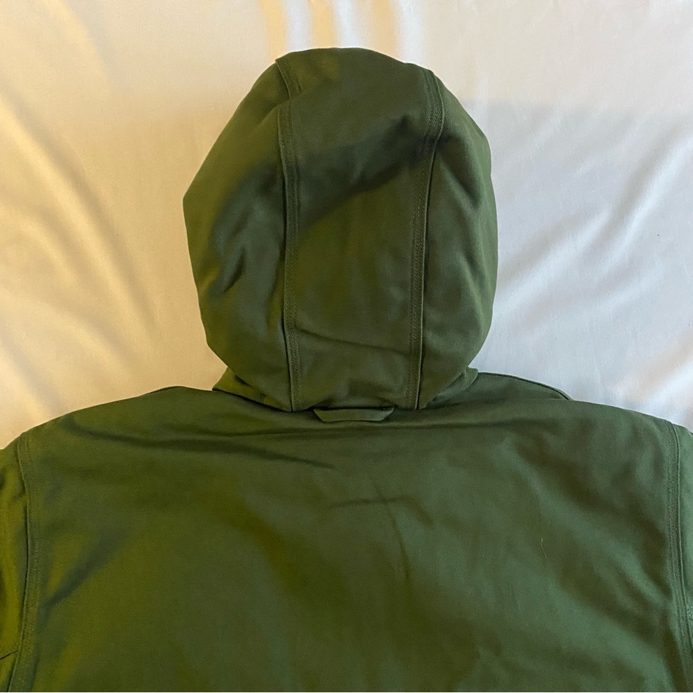 Carhartt WIP Active Jacket Men XL Tarragon/Black (Rigid) Fleece Quilt Lined - Picture 11 of 16